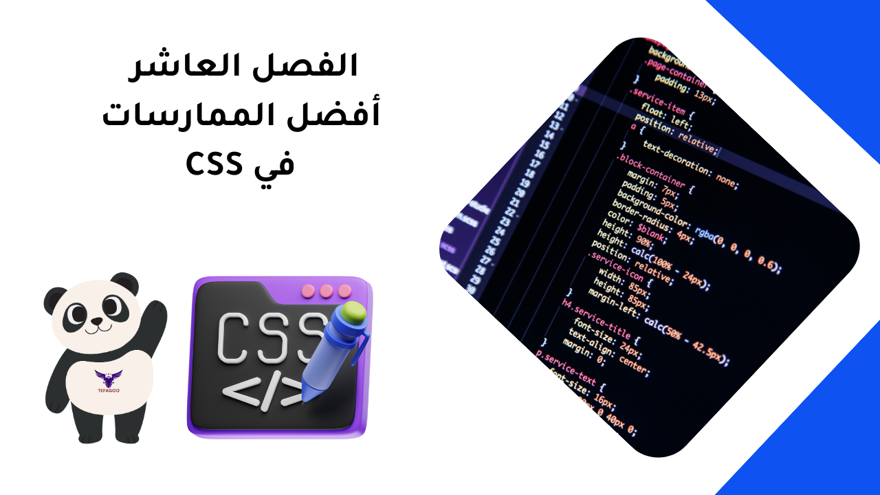 الفصل العاشر أفضل الممارسات في CSS