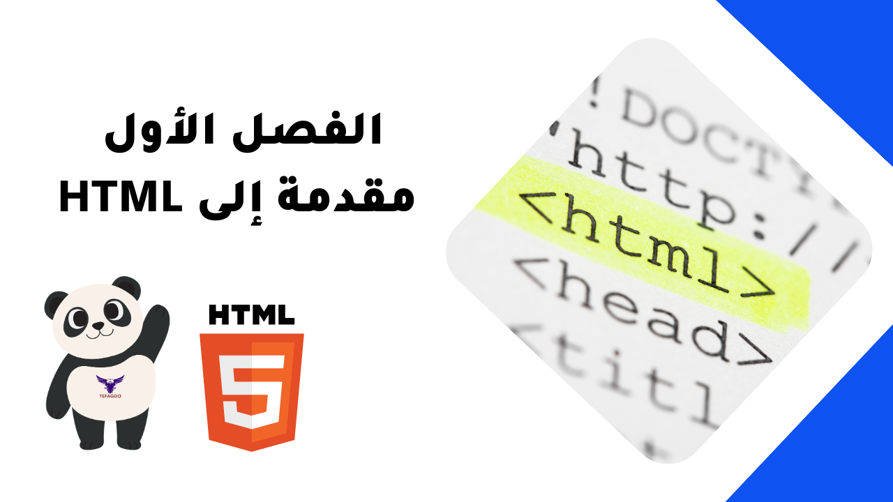 الفصل الأول: مقدمة إلى HTML